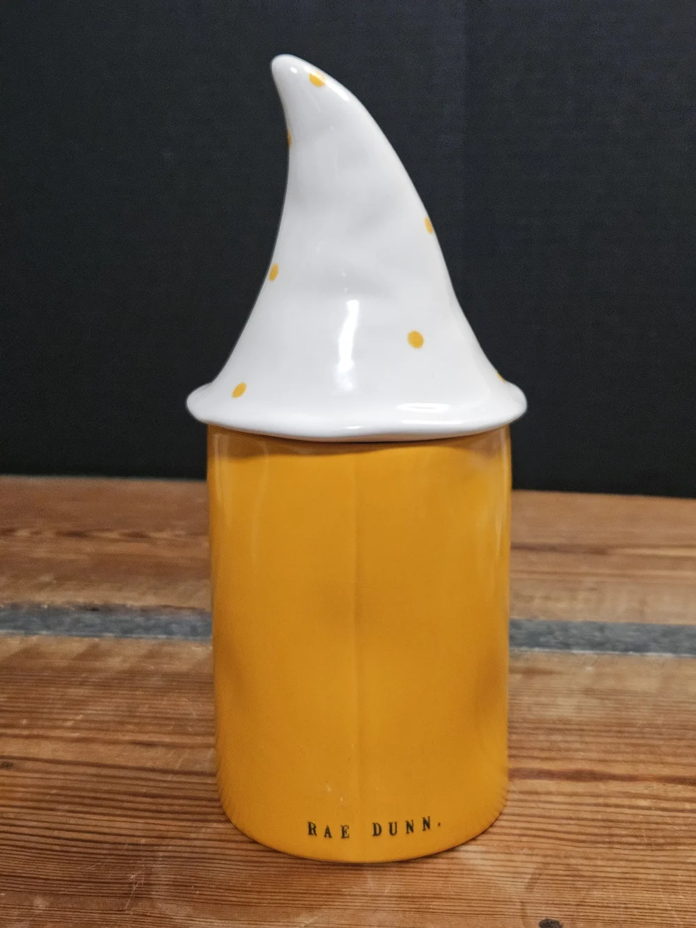 DW Home Ceramic Candle Jar in Bright Yellow